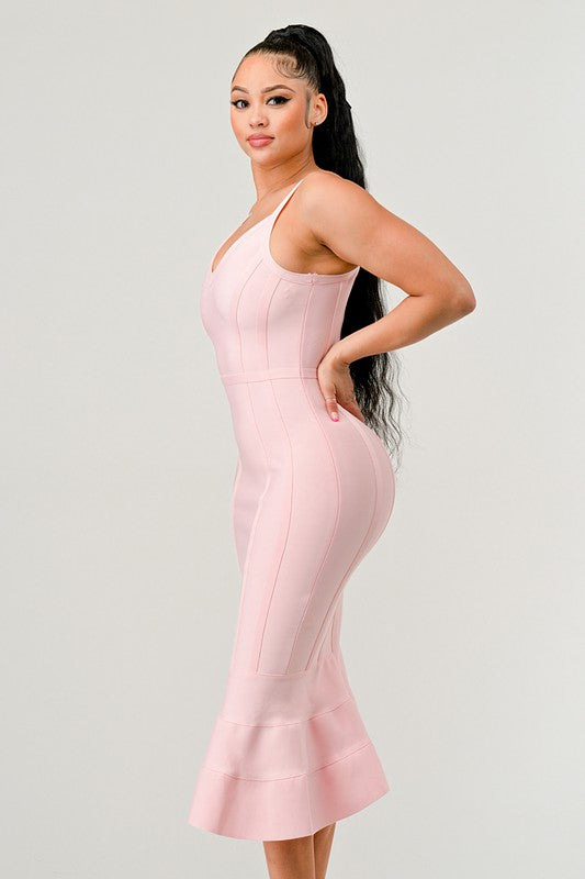 V. Blush MIDI DRESS