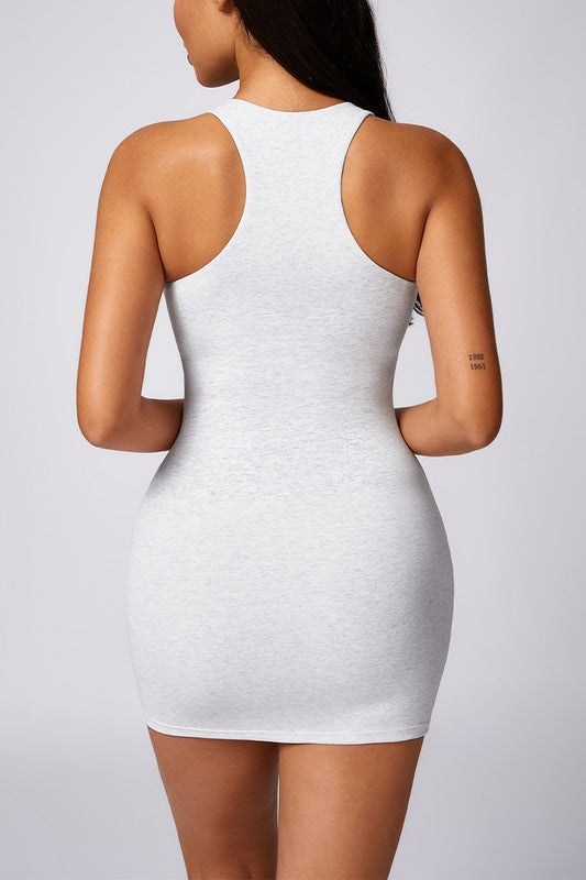 slim skinny hip wrap dress