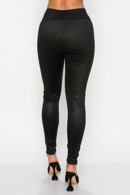 Black Leopard Print Set