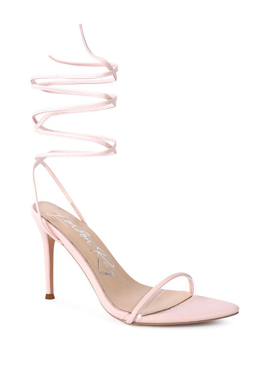 ROSE HIGH HEEL LACE UP SANDALS