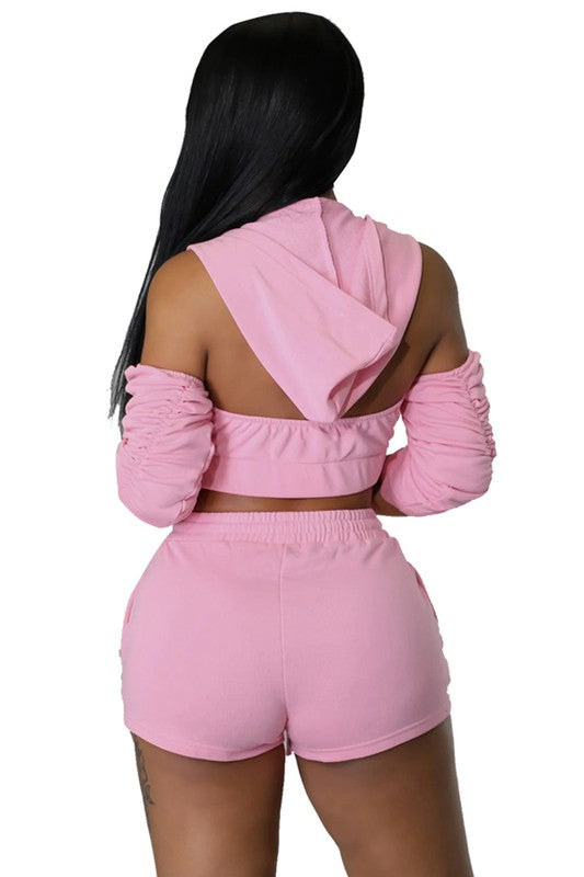 CVF PINK SPORTY TWO PIECE SET