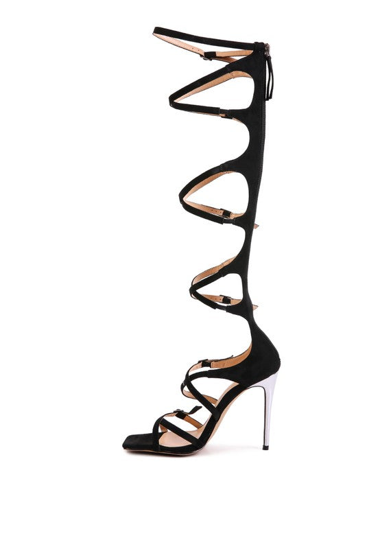 Strappy Stiletto Heels