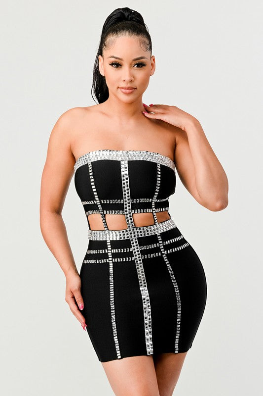 Shine Bright Black Diamond Dress