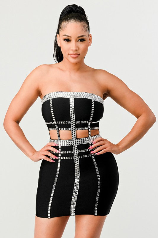 Shine Bright Black Diamond Dress