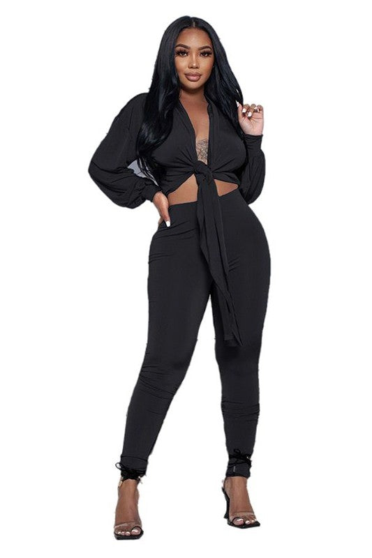 CLASSY BAE TWO PIECE PANT SET