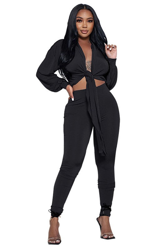 CLASSY BAE TWO PIECE PANT SET