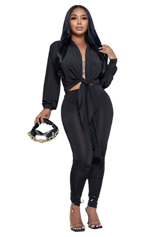 CLASSY BAE TWO PIECE PANT SET