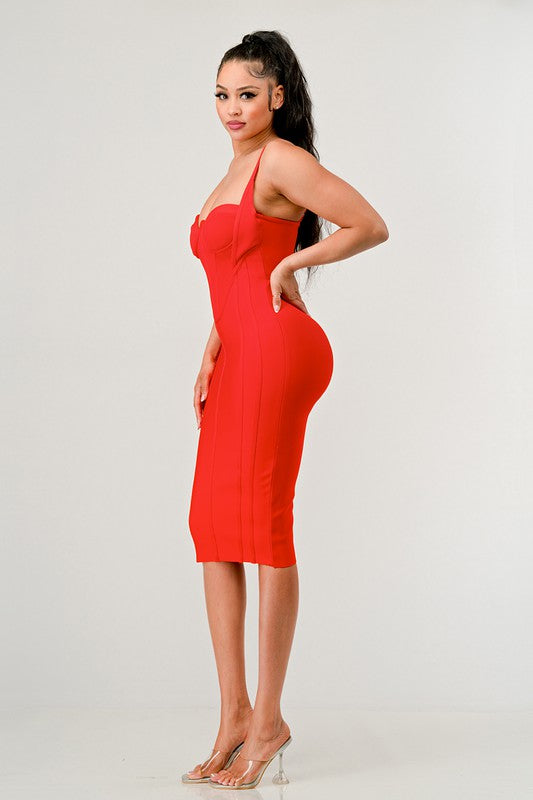 Midi Bandage Holiday Dress