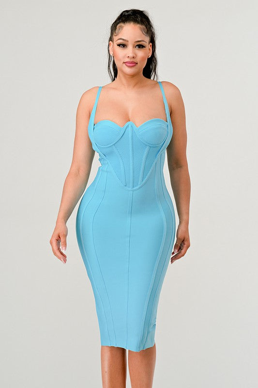 Midi Bandage Holiday Dress