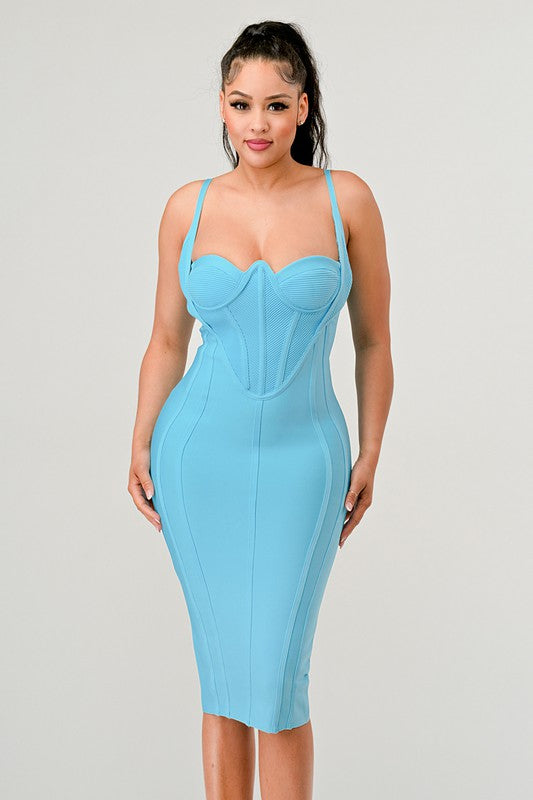 Midi Bandage Holiday Dress