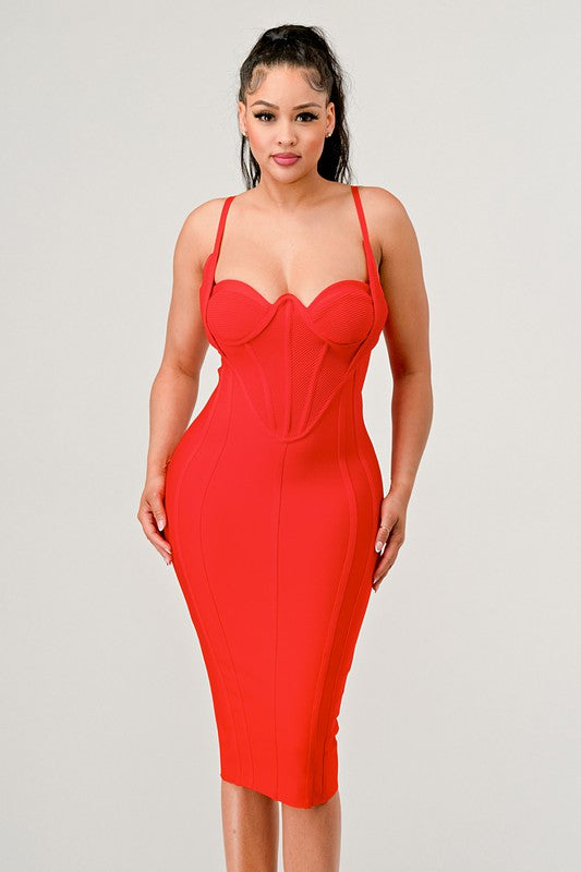 Midi Bandage Holiday Dress