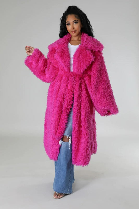 Fuzzy Fur Winter Heavy Jacket