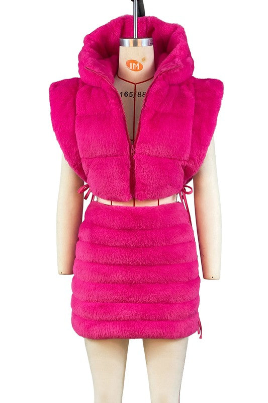 FUR TEDDY VESTS