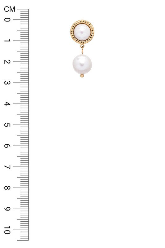 Culture Pearl Elegant Classy Earrings